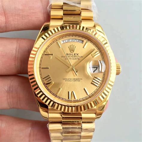 full gold replica rolex|second hand gold rolex watches.